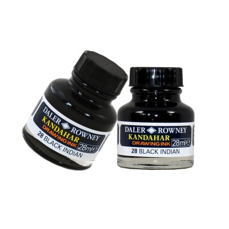 Kandahar black drawing ink  - 28ml