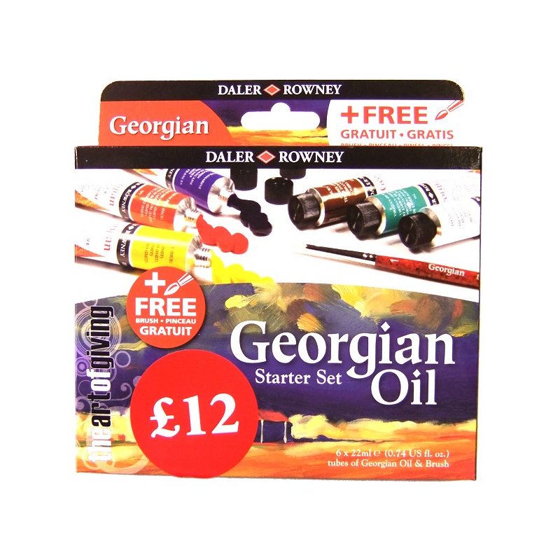 Georgian Oil starter set 6X22ML - FREE BRUSH