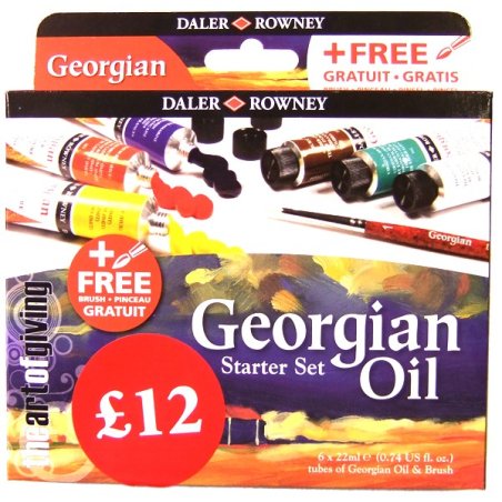 Georgian Oil starter set 6X22ML - FREE BRUSH