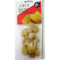 Jakar Natural Sea Sponges - 10 fine textured