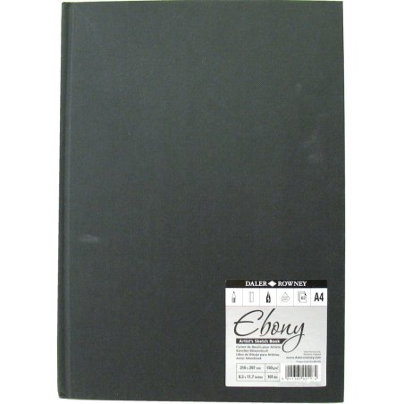 Daler Rowney Ebony Hardback Sketchbooks 150gsm 