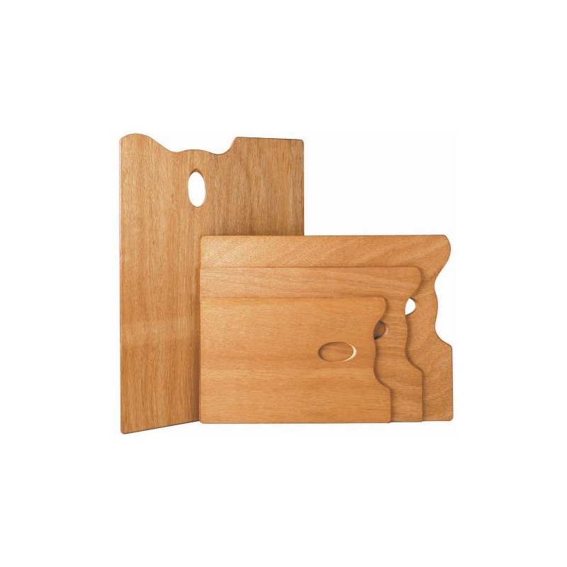 Paint palette - Mabef Rectangular Beechwood 20X30CM Paint palette - Mabef Rectangular Beechwood 20X30CM