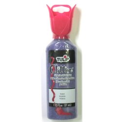 Tulip Glitter 3D Fabric Paint - violet