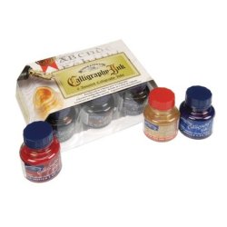 Winsor and Newton Calligraphy Ink set of 6 x 30ml