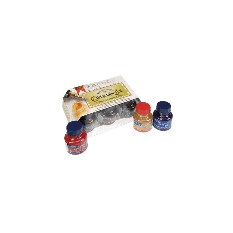 Winsor and Newton Calligraphy Ink set of 6 x 30ml Winsor and Newton Calligraphy Ink set of 6 x 30ml