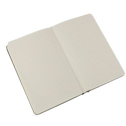 Moleskine Squared Black Notebook - Pocket - hard cover - 90 x 140mm