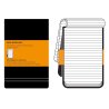 Moleskine Ruled Black Reporter Notebook - Pocket - hard cover - 90 x 140mm