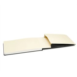 Moleskine Plain Black Reporters Notebook - hard cover - Large 130 x 210mm