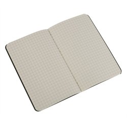 Moleskine set of 3 squared journals - black -soft cover - Pocket 90 x 140mm