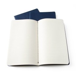 Moleskine set of 3 ruled journals - kraft brown -soft cover - Large 130 x 210mm