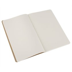 Moleskine set of 3 plain journals - kraft brown -soft cover - Large 130 x 210mm