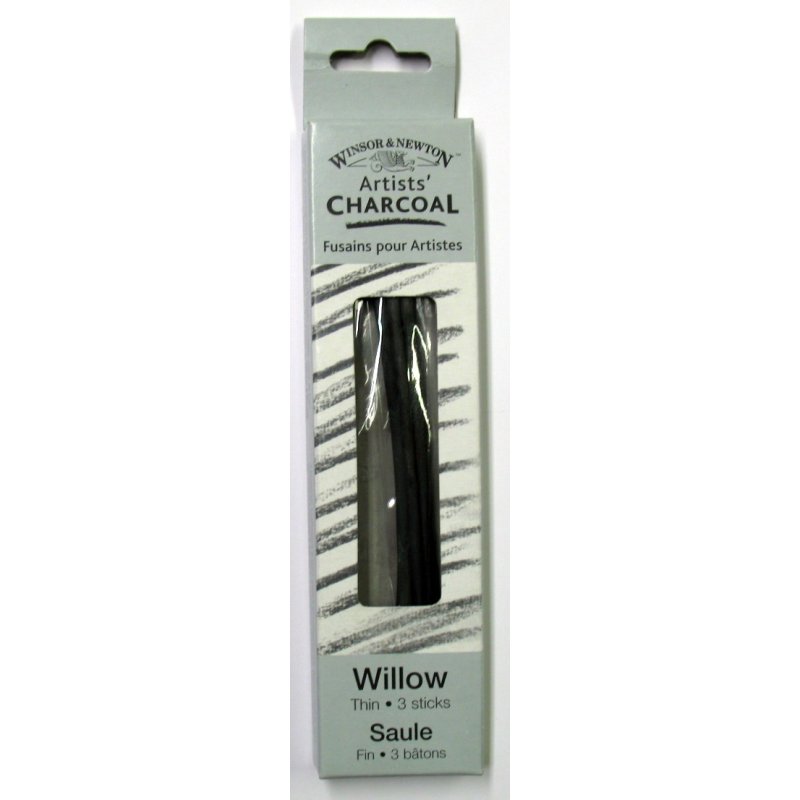 Willow Charcoal - Thin 3 Sticks