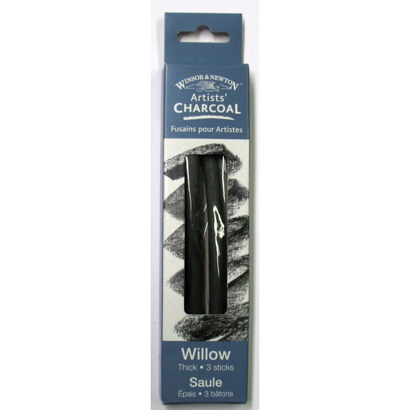 Willow Charcoal - Thick 3 Sticks