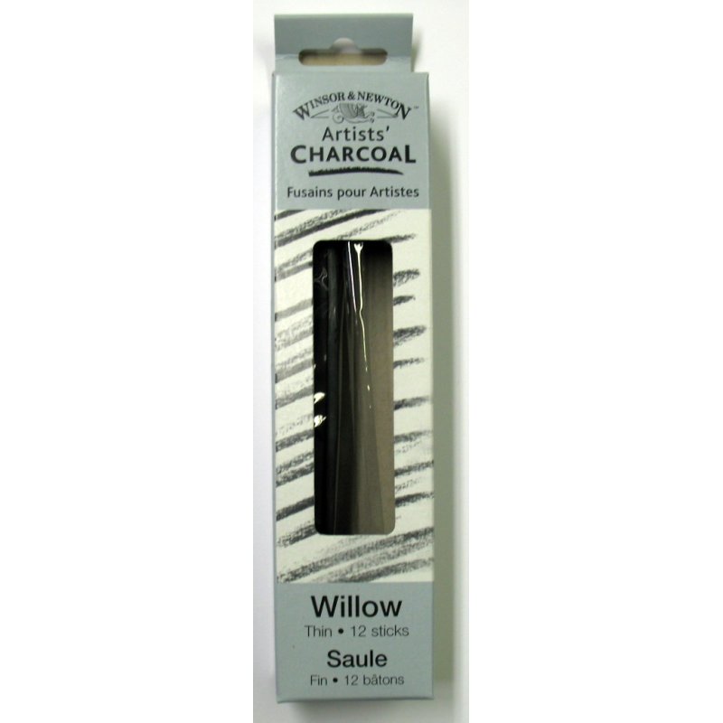 Willow Charcoal - Thin 12 Sticks