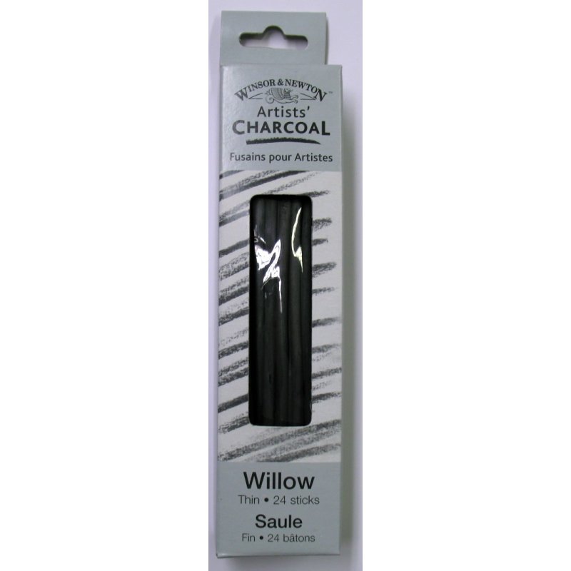 Willow Charcoal - Thin 24 Sticks