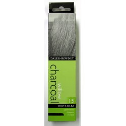 Willow Charcoal - Thin 15 Sticks