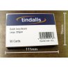 Tindalls Large Plain Visiting Cards