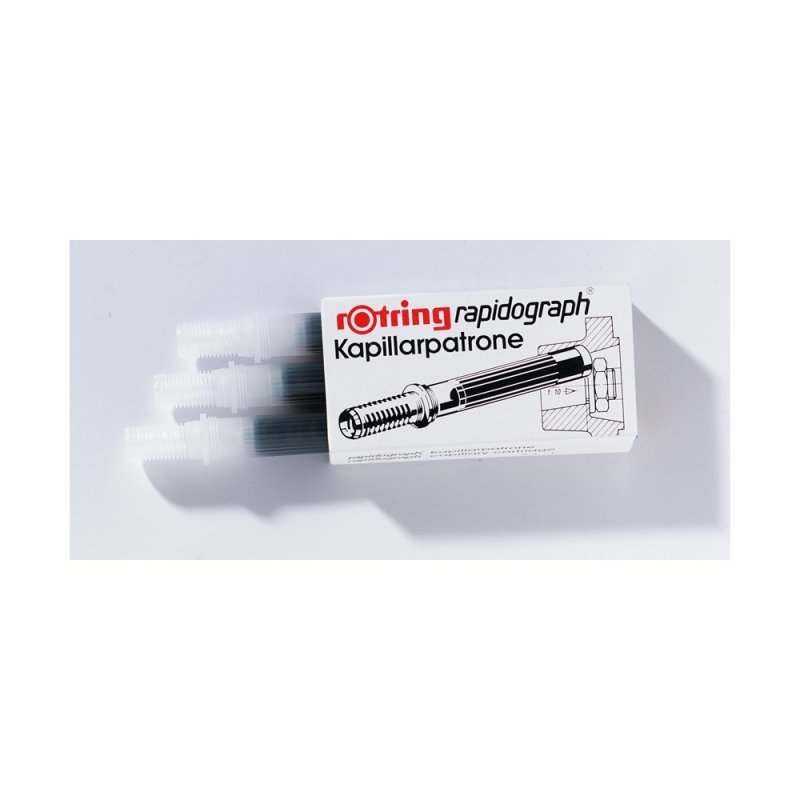 Rotring Rapidograph Technical Pen Capillary Ink Cartridges