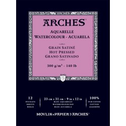 Arches Glued Pad 23x31cm 300gsm