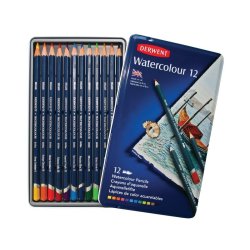 Derwent Watercolour Pencils Tin of 12