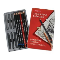 Derwent Sketching Collection Tin of 12