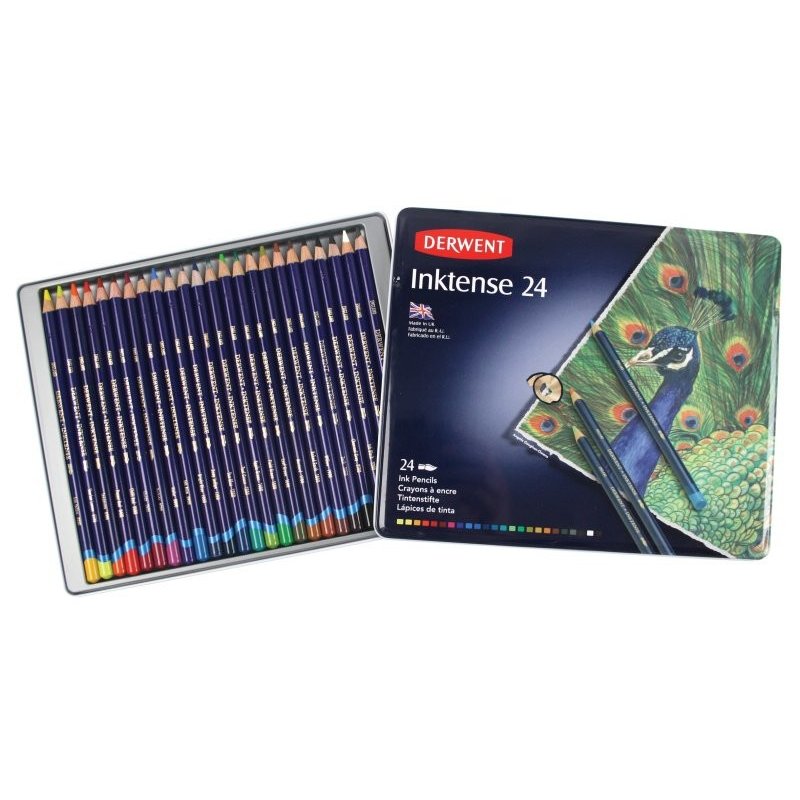 Derwent Inktense Pencils Tin of 24