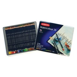 Derwent Watercolour Pencils Tin of 24