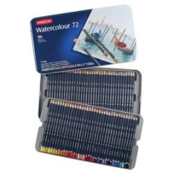 Derwent Watercolour Pencils tin of 72