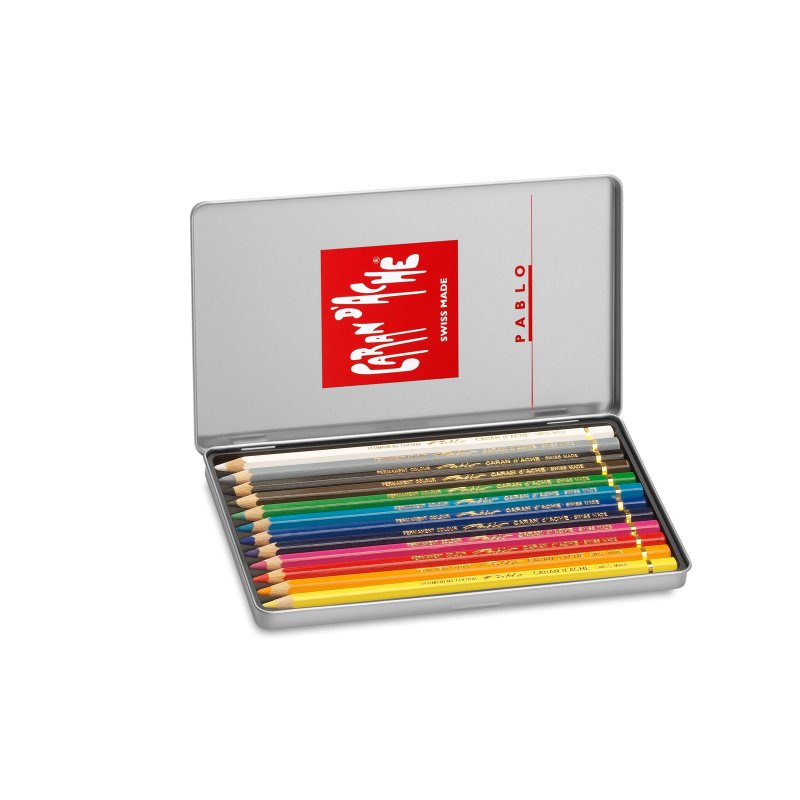 Caran D'Ache Pablo pencils - tin of 12