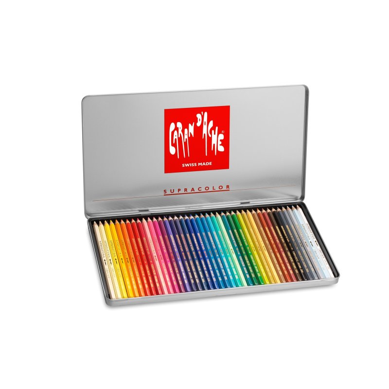 Caran D'Ache SUPRACOLOR® Soft Aquarelle - tin of 40