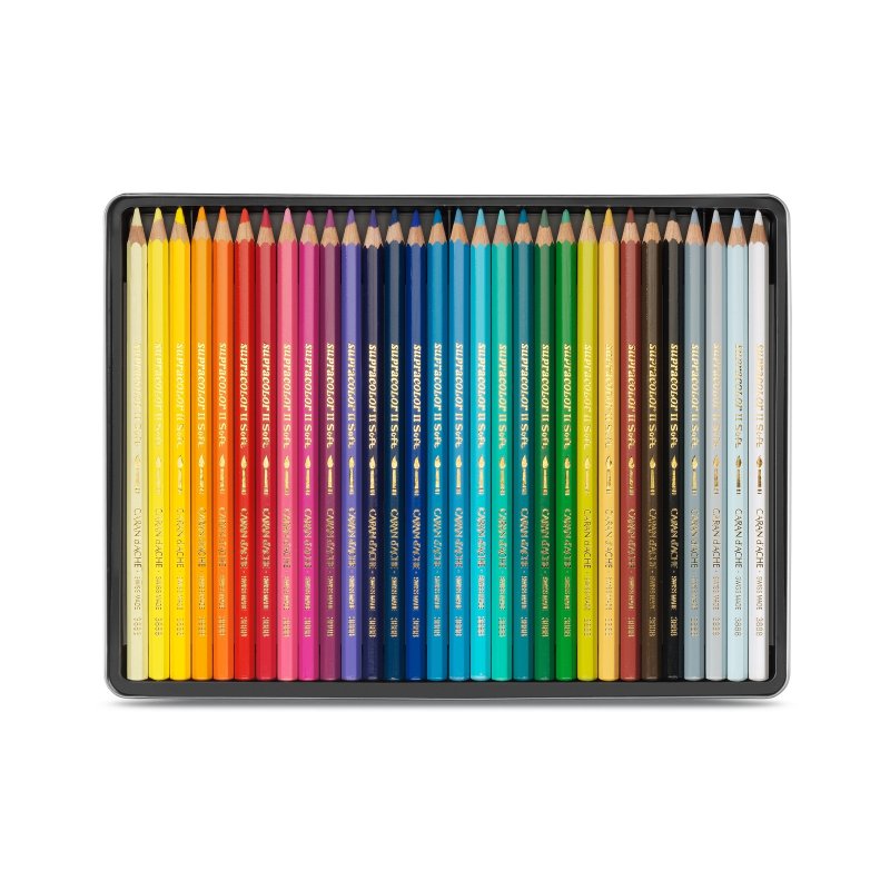 Caran D'Ache SUPRACOLOR® Soft Aquarelle - tin of 30