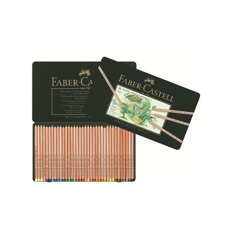 Faber-Castell Pitt Pastel pencils tin of 36