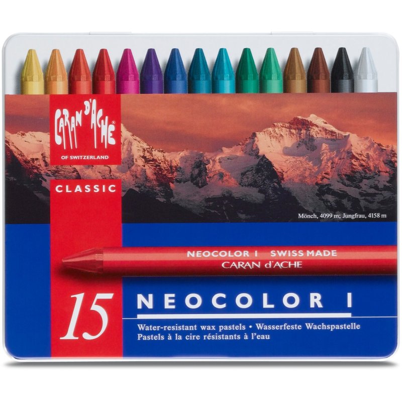 Caran D'Ache Neocolor I tin of 15