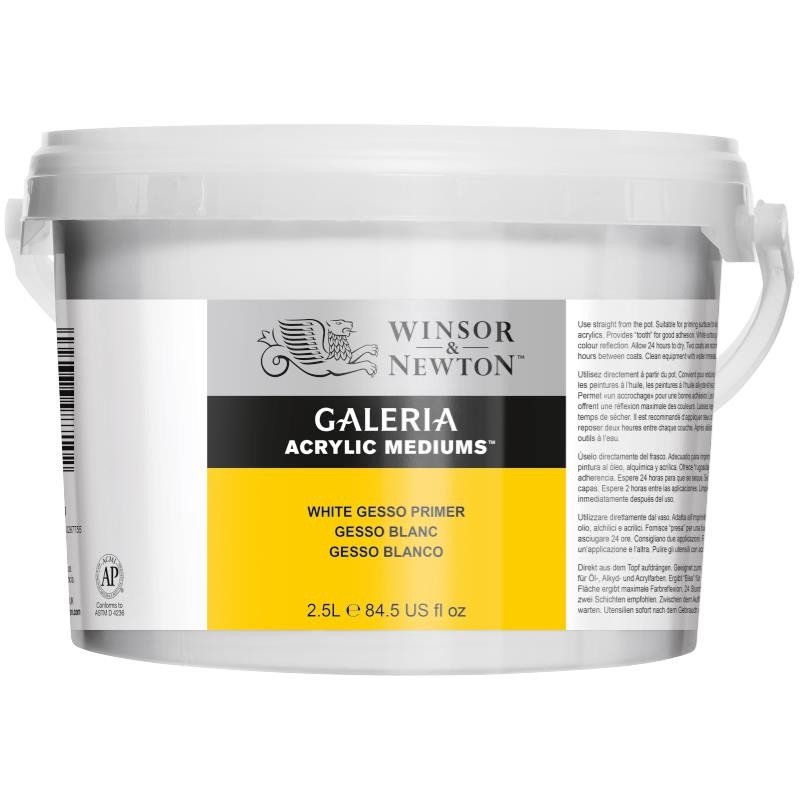 Winsor and Newton White Gesso Primer 2500ml 2.5l