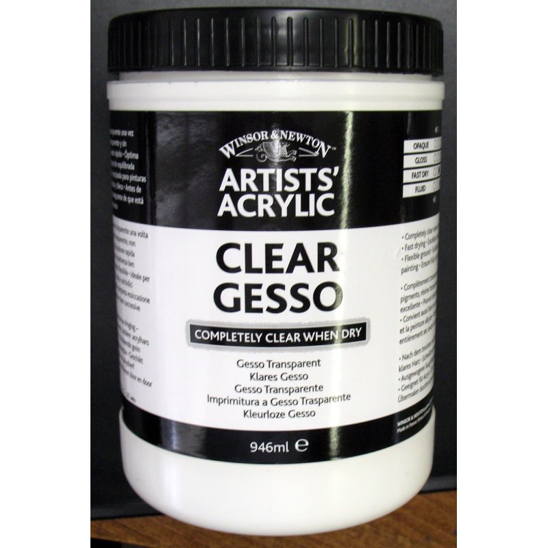 Winsor and Newton Artists' Clear Gesso Primer 946ml