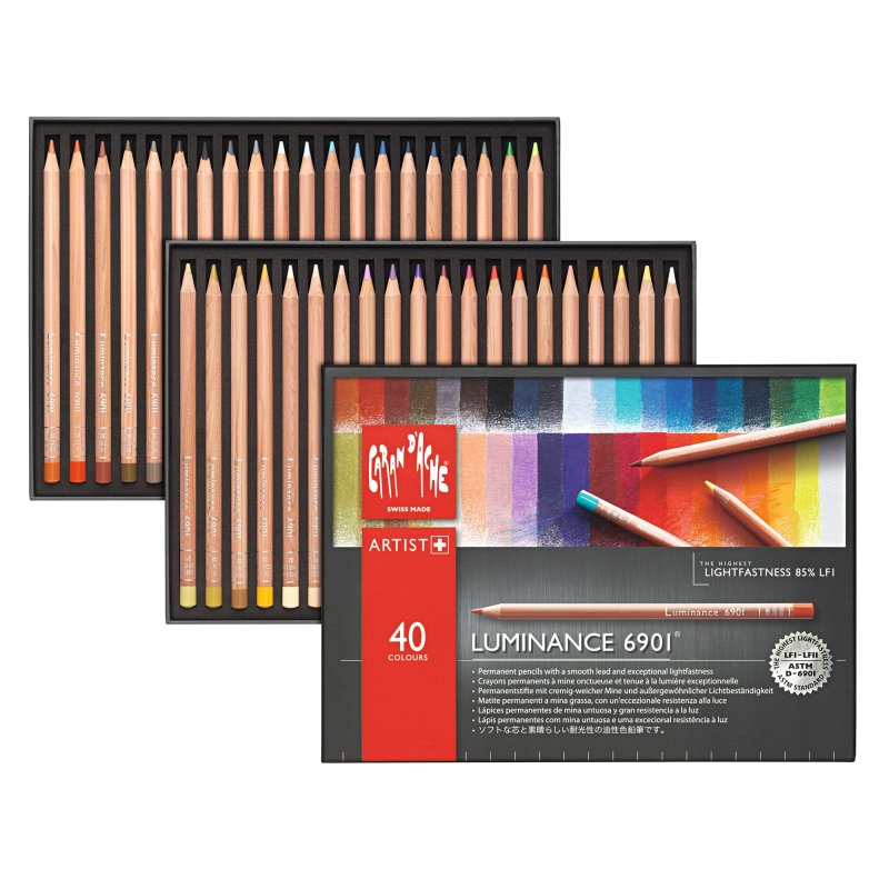 Luminance 6901 box of 40 assorted colours