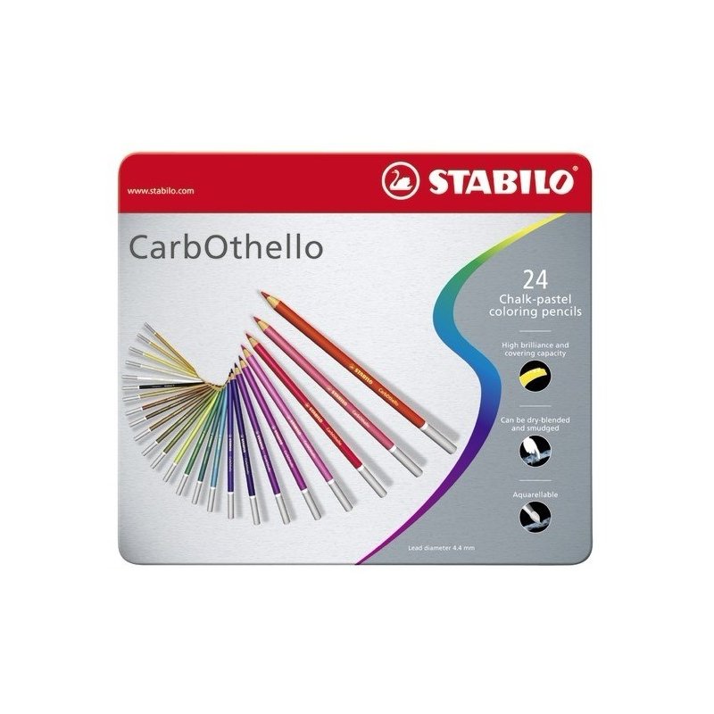 Stabilo Carbothello Pastel Pencils tin of 24