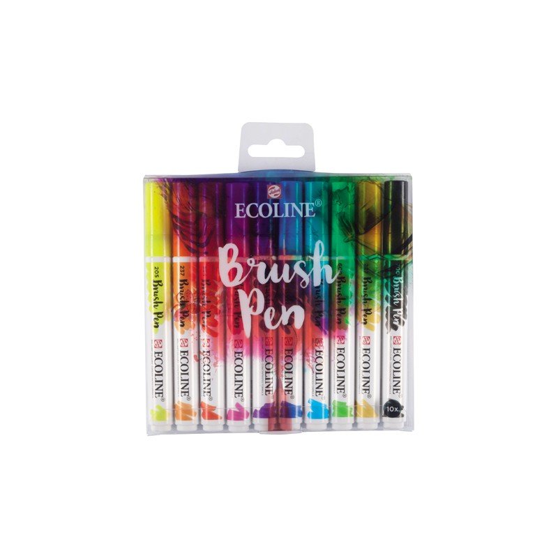 Royal Talens Ecoline brush pens set of 10