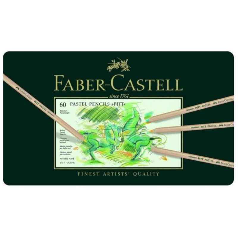 Faber-Castell Pitt Pastel pencils tin of 60