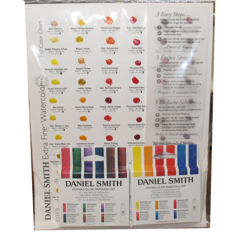 smith watercolour starter set daniel smith watercolor chart