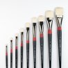 Georgian Oil Brushes - G36 - Short flat - sizes 2, 4, 6, 8, 10, 12, 14, 16, 18