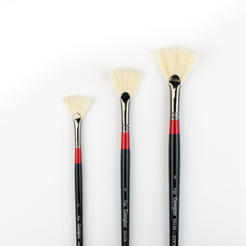 Georgian Oil Brushes - G84 - Fan