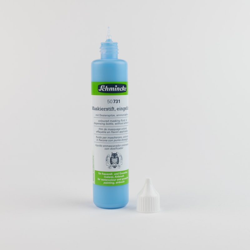 Schmincke art masking fluid 100ml - blue tinge Schmincke art masking fluid 100ml - blue tinge