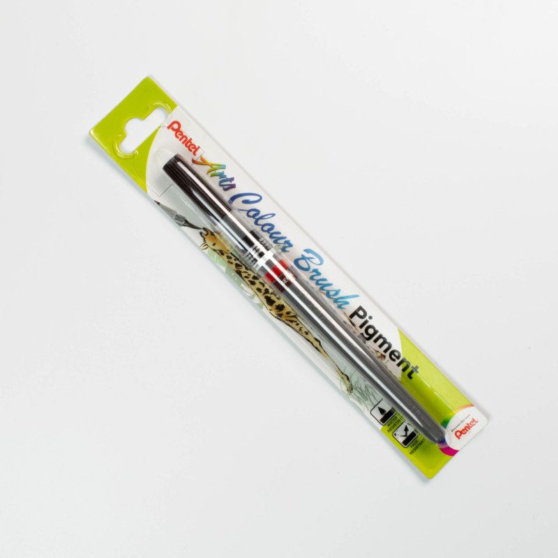 Pentel Art Colour Brush pigment pen Sepia