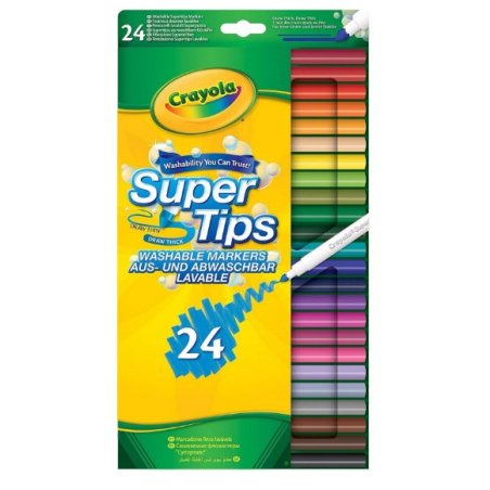 Crayola Supertips Washable Markers - pack of 24