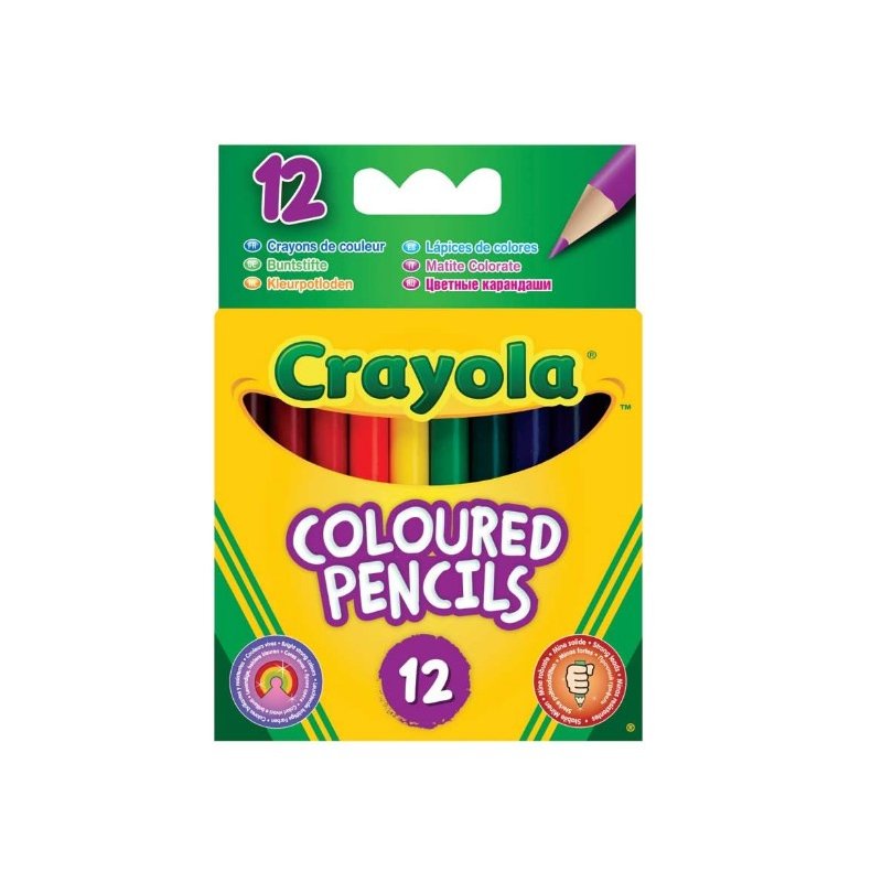 Crayola 12 coloured pencils