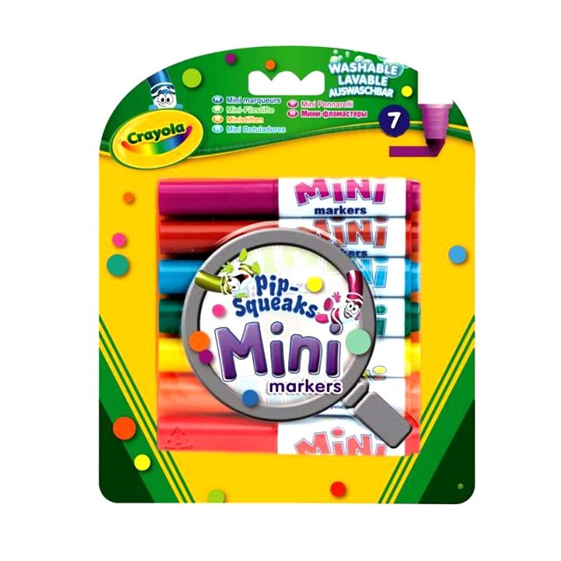 Crayola Pip Squeaks Mini Markers - pack of 7