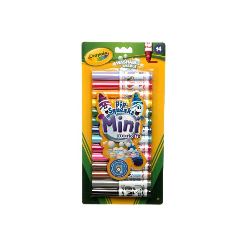 Crayola Pip Squeaks Mini Markers - pack of 14