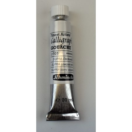 Schmincke Calligraphy Gouache 20ml 27101 Supra Opaque White