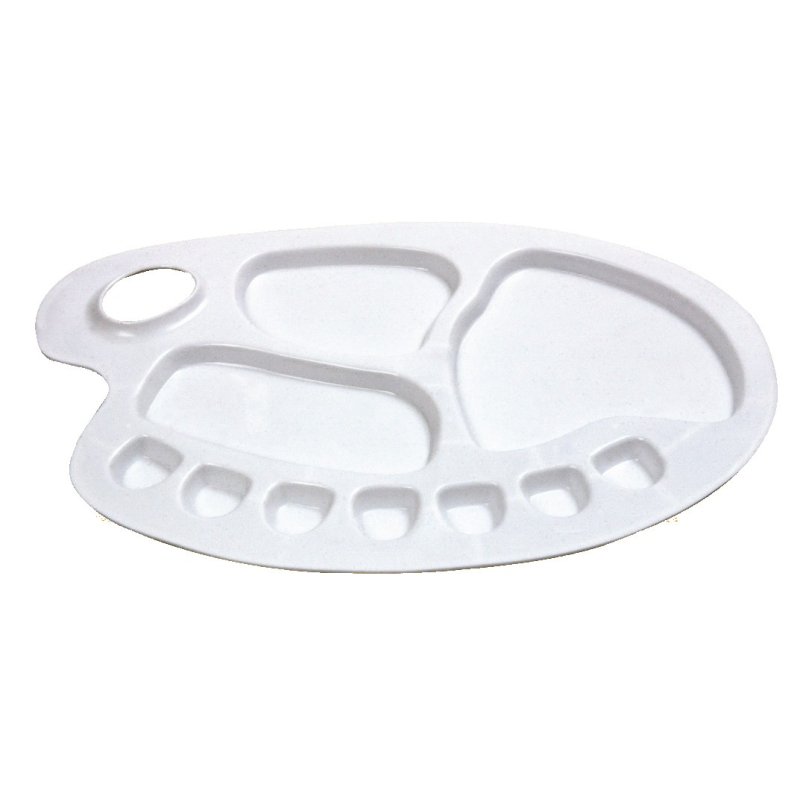 Paint Palette - thumb hole - oval - large Paint Palette - thumb hole - oval - large